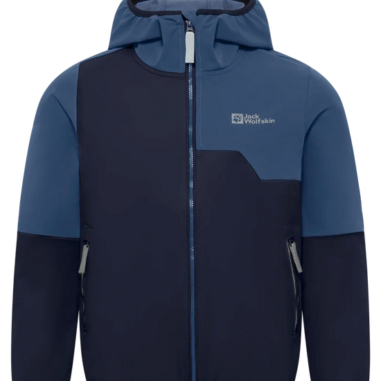 Jack Wolfskin TURBULENCE HOODED JACKET K night blue 176 - PeakStyle