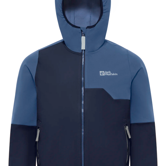 Jack Wolfskin TURBULENCE HOODED JACKET K night blue 176 - PeakStyle
