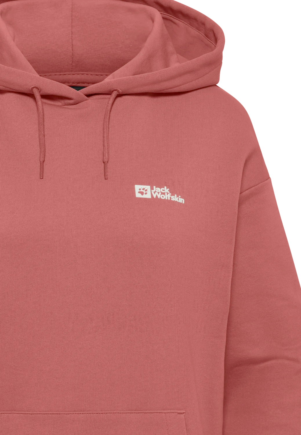 Jack Wolfskin W ESSENTIAL HOODIE W mineral red 2XL - PeakStyle