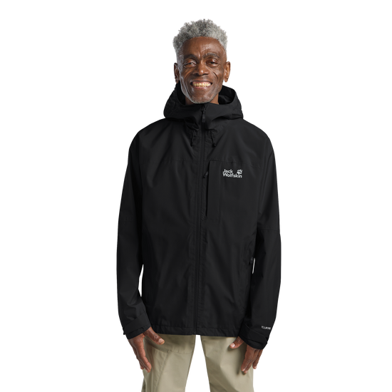 Jack Wolfskin TEMPEST 2L Jacke Herren – Black – 1-ma100