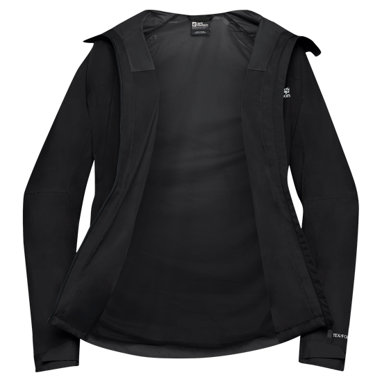 Jack Wolfskin TEMPEST 2L Jacke Herren – Black – 9-a105