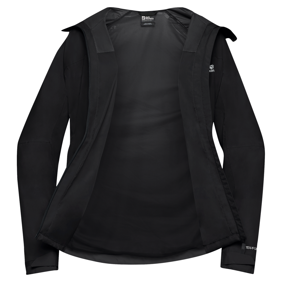 Jack Wolfskin TEMPEST 2L Jacke Herren – Black – 9-a105