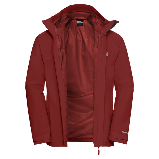 Jack Wolfskin TEMPEST 2L Jacke Herren – Merlot – 9-a105