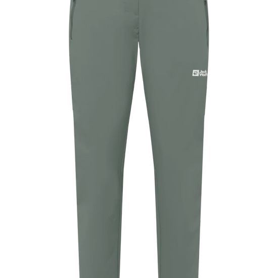 Jack Wolfskin W HIKEOUT PANTS W slate green 46 L - PeakStyle