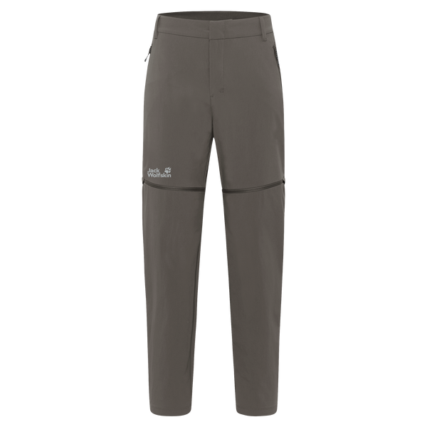 Jack Wolfskin HIKEOUT ZIP AWAY PANTS M Flint – Packshot