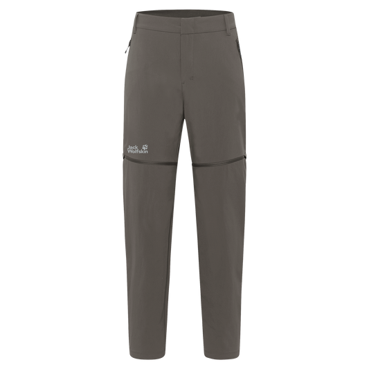 Jack Wolfskin HIKEOUT ZIP AWAY PANTS M Flint – Packshot