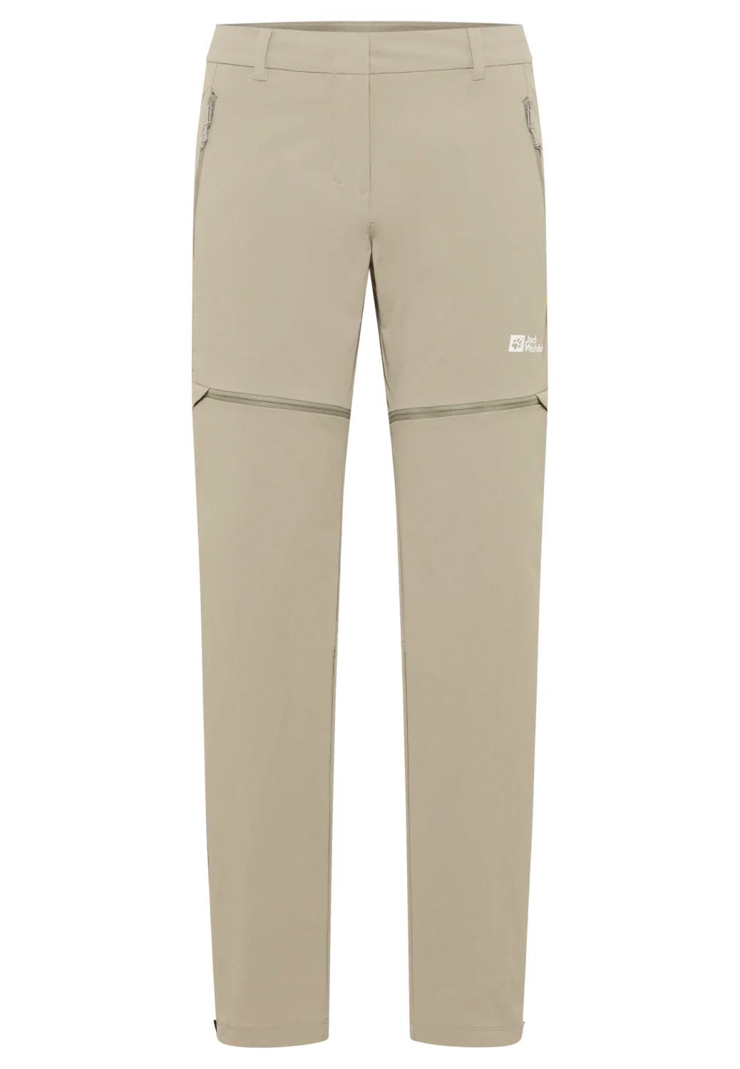 Jack Wolfskin W HIKEOUT ZIP AWAY PANTS W stone 46 L - PeakStyle