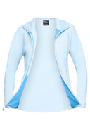 Jack Wolfskin W KOLBENBERG HOODED FZ W Ice Blue 2XL - PeakStyle