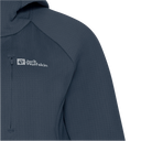 Jack Wolfskin W KOLBENBERG HOODED FZ W midnight sky 2XL - PeakStyle