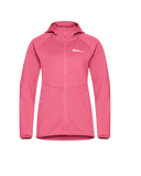 Jack Wolfskin W KOLBENBERG HOODED FZ W bubblegum 2XL - PeakStyle