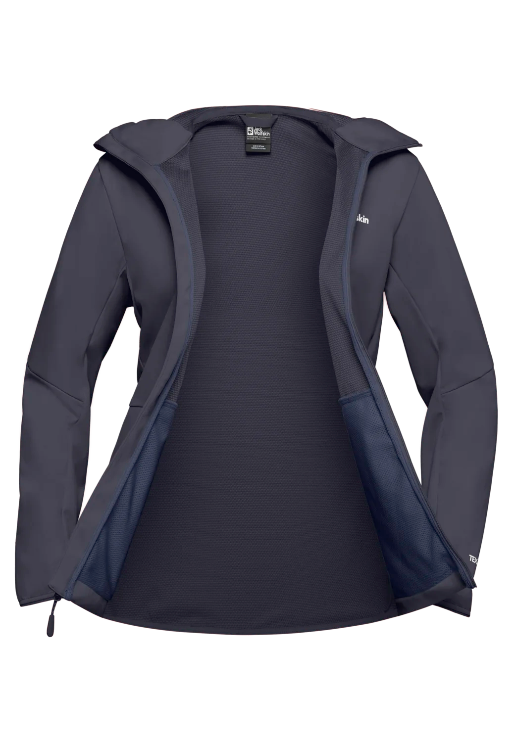 Jack Wolfskin W FELDBERG HOODY W Graphite 2XL - PeakStyle