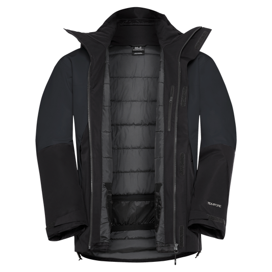 Jack Wolfskin FLOWLINE 2L Skijacke Herren Phantom – Rückansicht