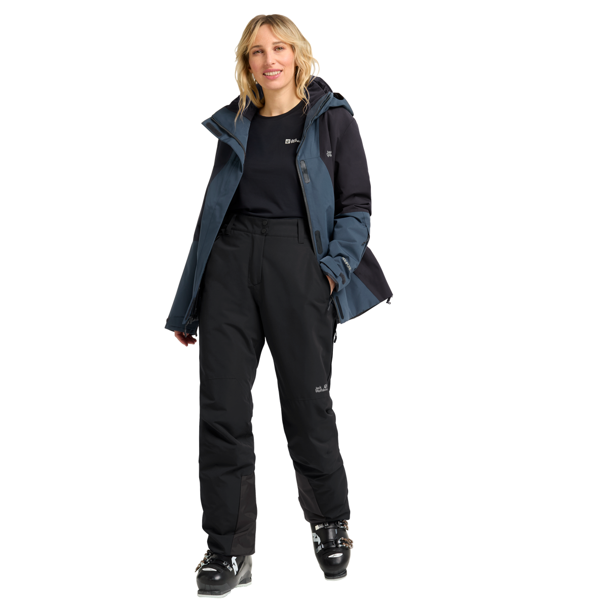 Jack Wolfskin FLOWLINE 2L INS PANTS W Black – Studio 3