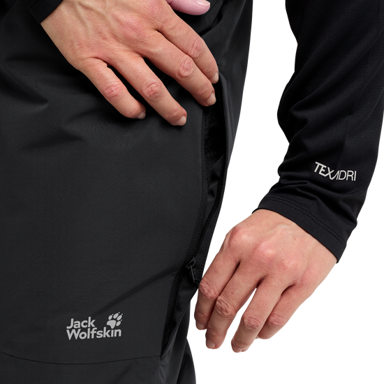 Jack Wolfskin FLOWLINE 2L INS PANTS W Black – Detail 3