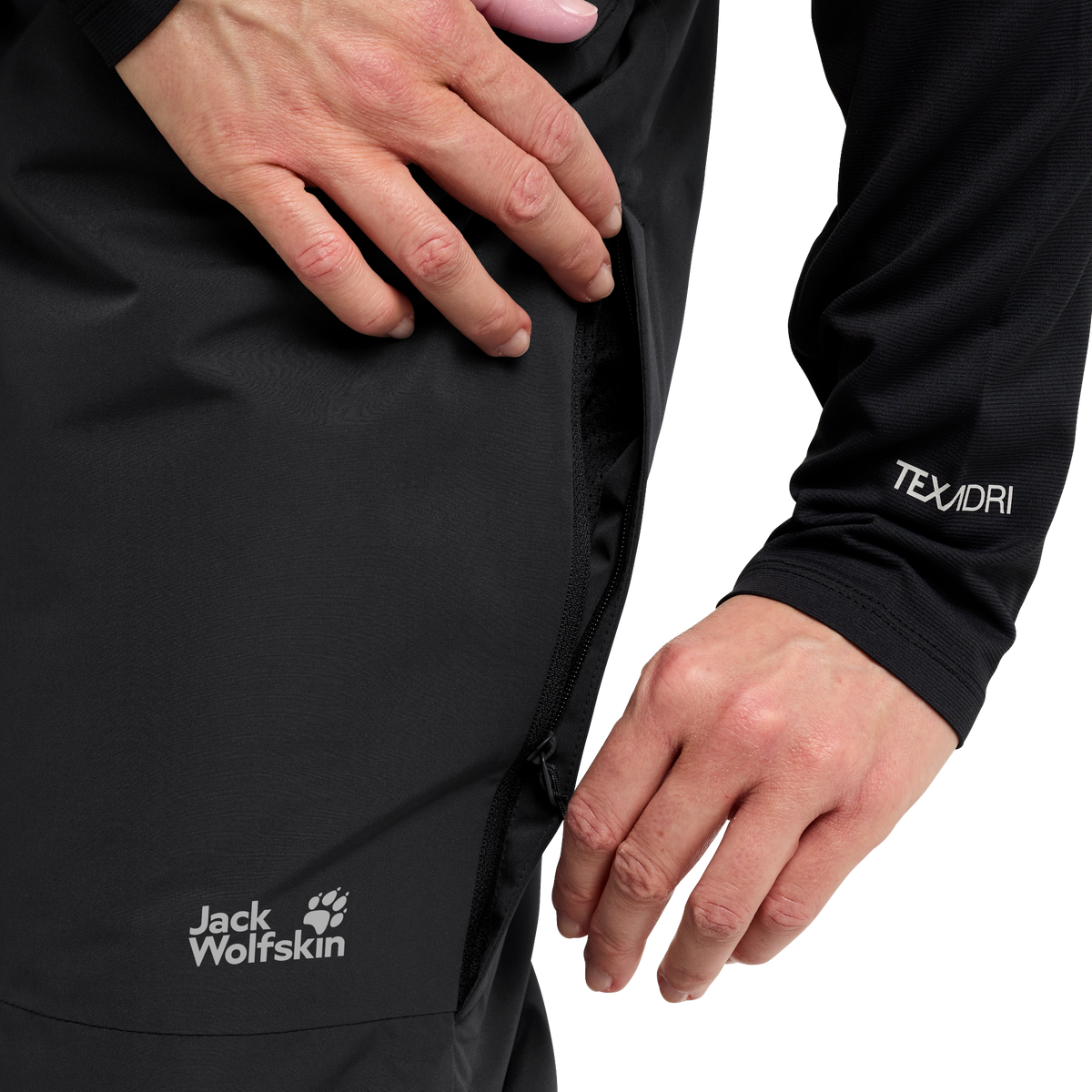 Jack Wolfskin FLOWLINE 2L INS PANTS W Black – Detail 3