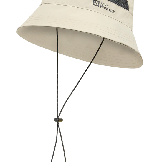 Jack Wolfskin VENT BUCKET HAT stone L - PeakStyle