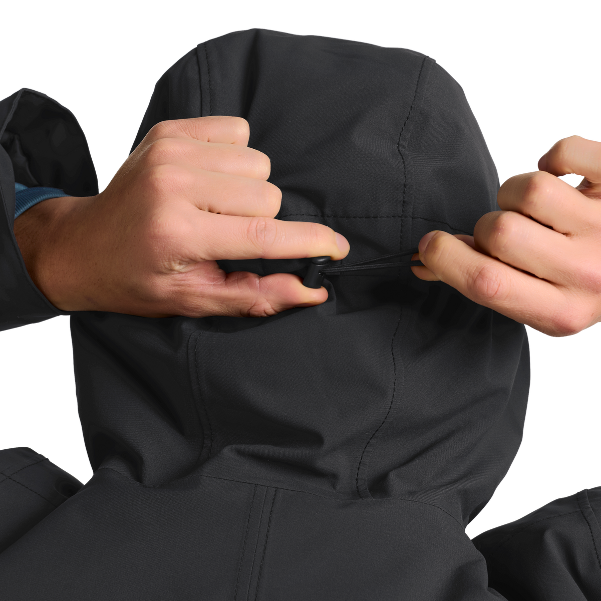 Jack Wolfskin COLD CAMP COAT Herren in Black – Detailansicht