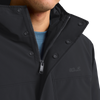 Jack Wolfskin COLD CAMP COAT Herren in Black – Materialdetail