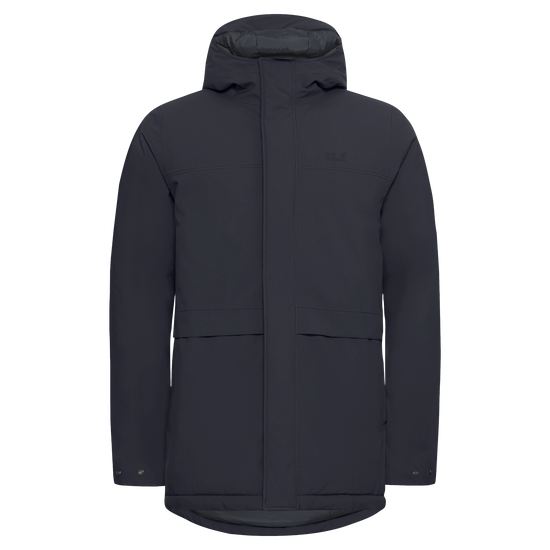 Jack Wolfskin COLD CAMP COAT Herren in Dark Navy – Vorderansicht