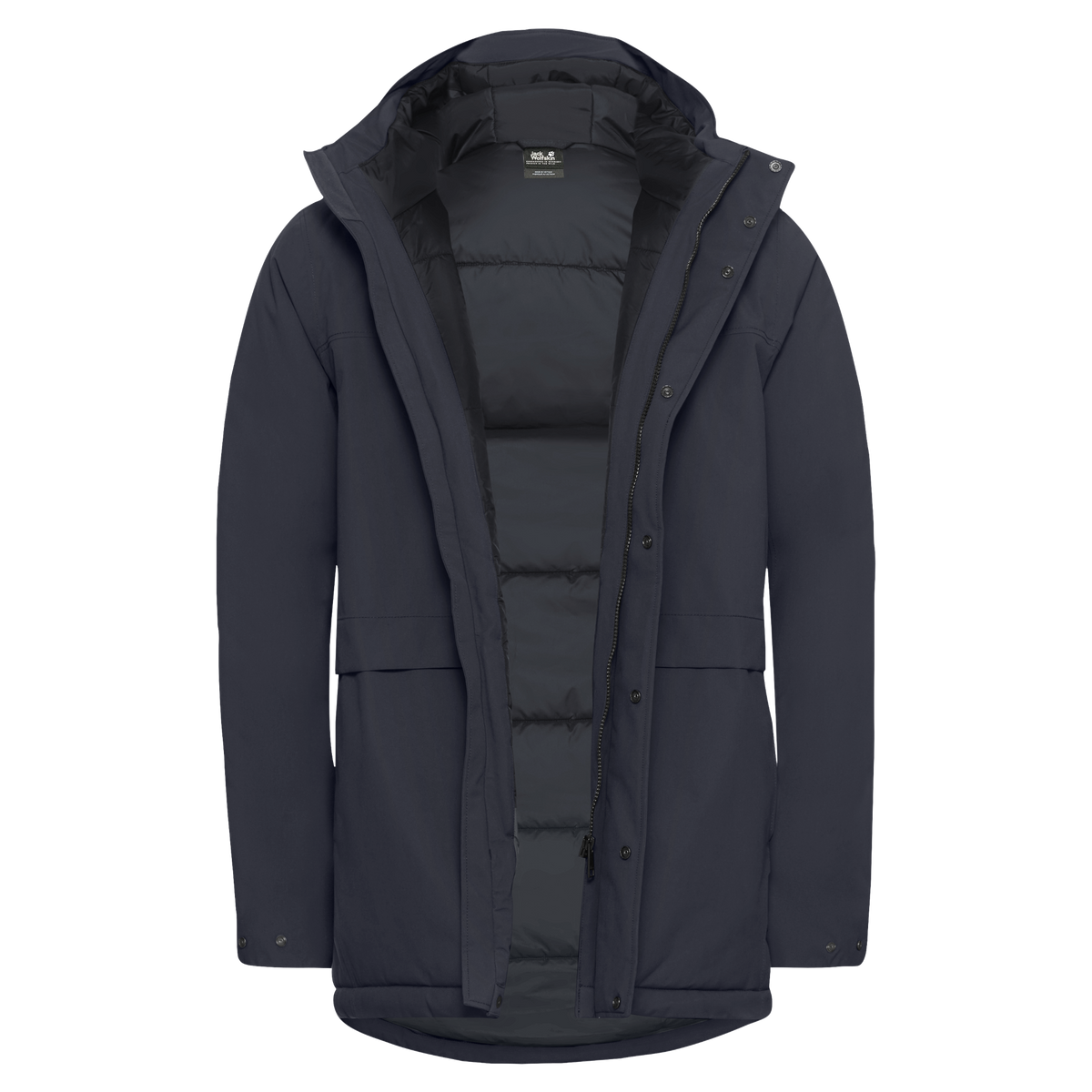 Jack Wolfskin COLD CAMP COAT Herren in Dark Navy – Rückansicht
