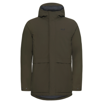 Jack Wolfskin COLD CAMP COAT Herren in Obsidian Moss – Vorderansicht
