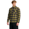 Jack Wolfskin BAJA FLANNEL SHIRT M Check Dark Navy / Sheer Plum – Studio Vorderseite