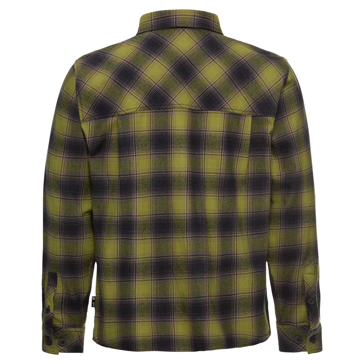 Jack Wolfskin BAJA FLANNEL SHIRT M Check Dark Navy / Sheer Plum – Freisteller Rückseite