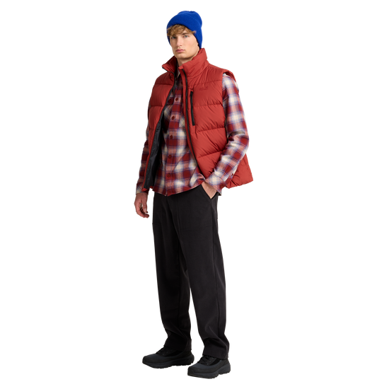 Jack Wolfskin BAJA FLANNEL SHIRT M Check Merlot – Studioansicht