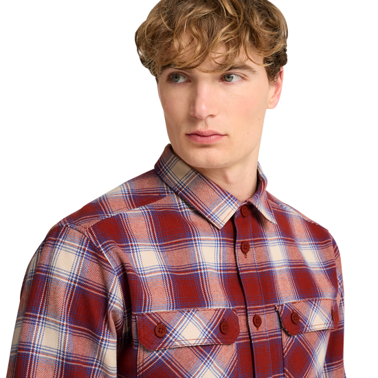 Jack Wolfskin BAJA FLANNEL SHIRT M Check Merlot – Produktdetail