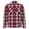 Jack Wolfskin BAJA FLANNEL SHIRT M Check Merlot – Freisteller Vorderseite