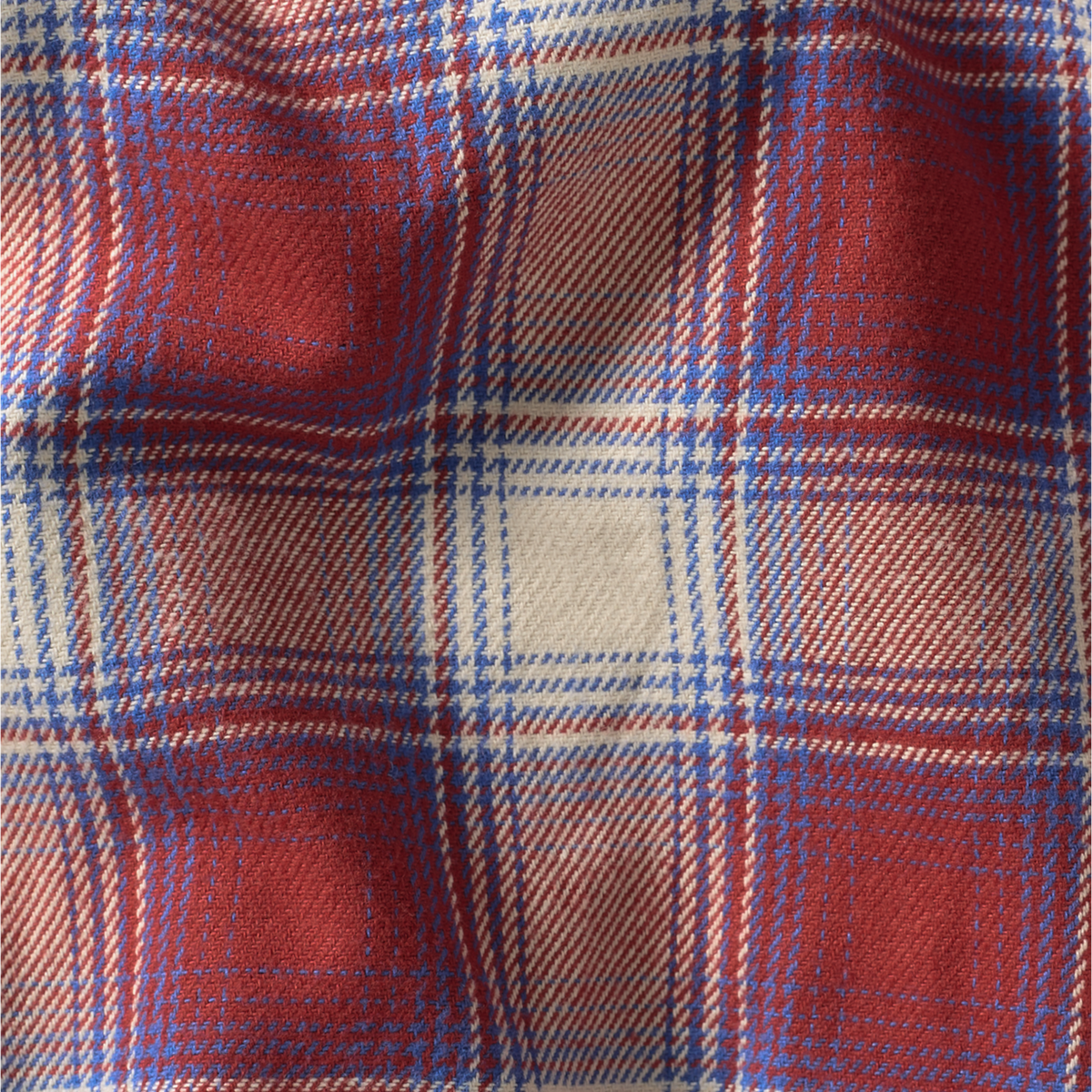 Jack Wolfskin BAJA FLANNEL SHIRT M Check Merlot – Freisteller Detail