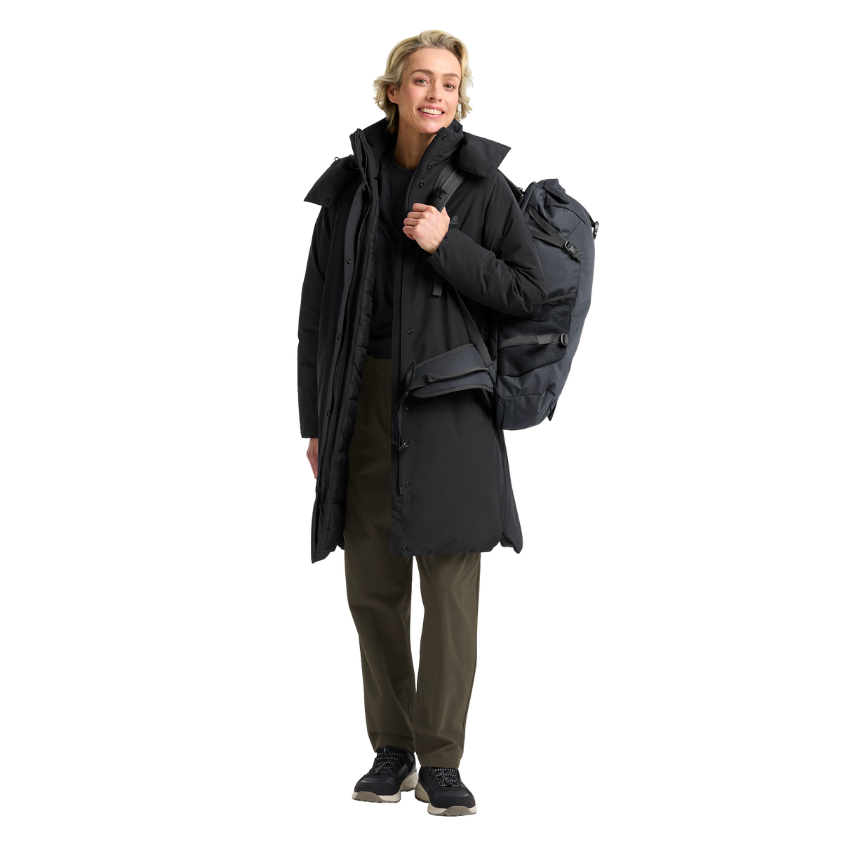 Jack Wolfskin FROST HAVEN Winter Coat Women - Black