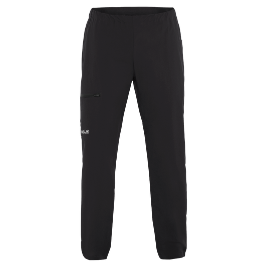 Jack Wolfskin PRELIGHT TRAIL PANTS M Herren Wanderhose Black – Vorderansicht