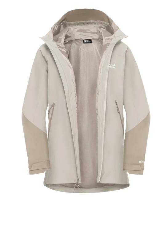 Jack Wolfskin UNBOUND ADVENTURE 2L JACKET W pale sand 2XL - PeakStyle