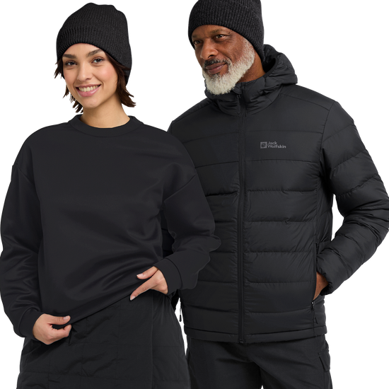 Jack Wolfskin FUZZY BEANIE Unisex Strickmütze Black 1