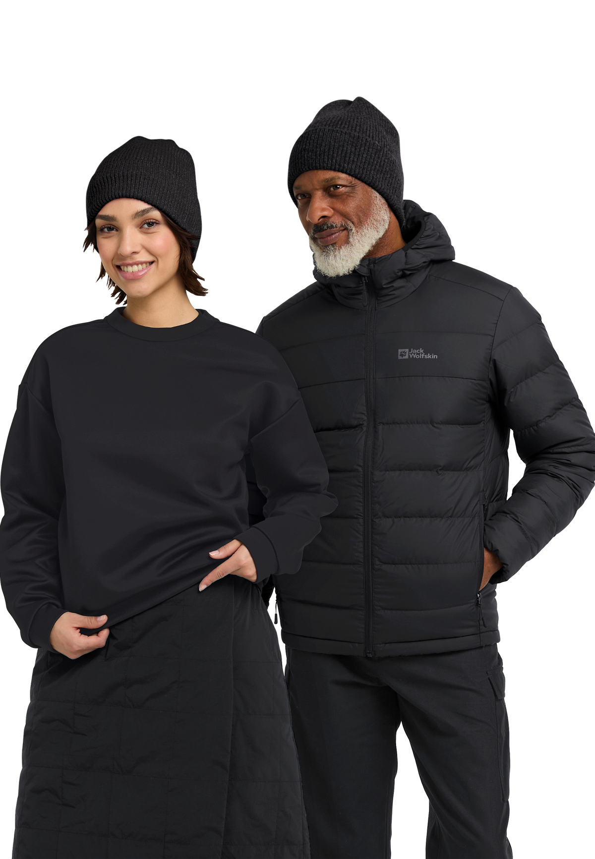 Jack Wolfskin FUZZY BEANIE Unisex Strickmütze Black 1