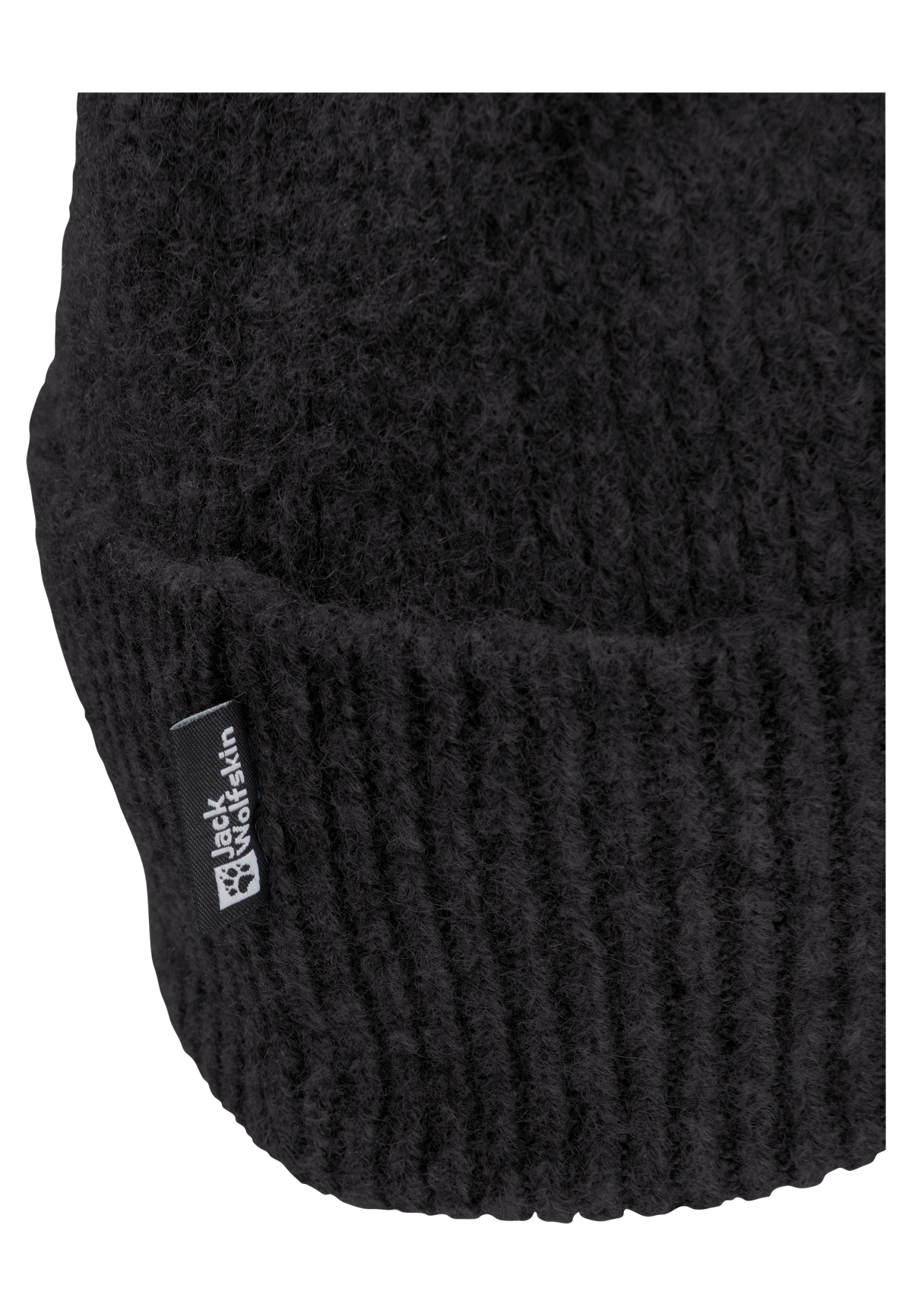 Jack Wolfskin FUZZY BEANIE Unisex Strickmütze Black 9-x-a330