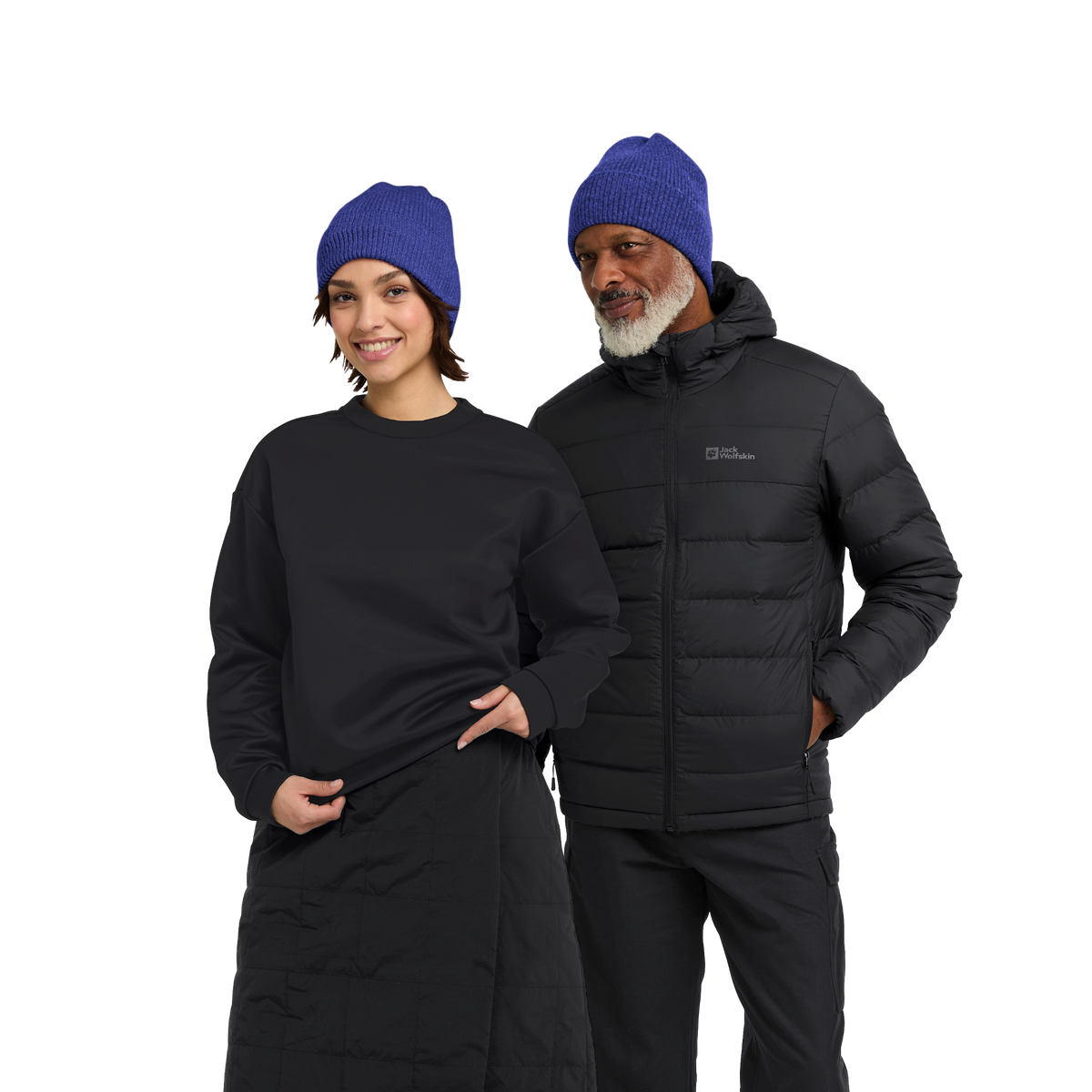 Jack Wolfskin FUZZY BEANIE Unisex Strickmütze Glow Ink 2-ma100