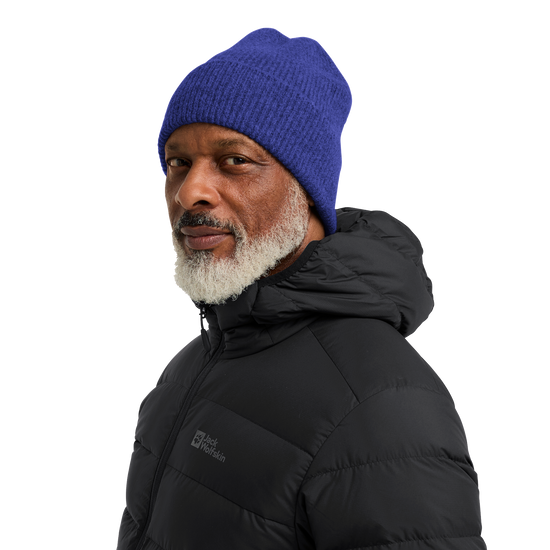 Jack Wolfskin FUZZY BEANIE Unisex Strickmütze Glow Ink 4-ma125