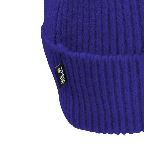 Jack Wolfskin FUZZY BEANIE Unisex Strickmütze Glow Ink 9-a330