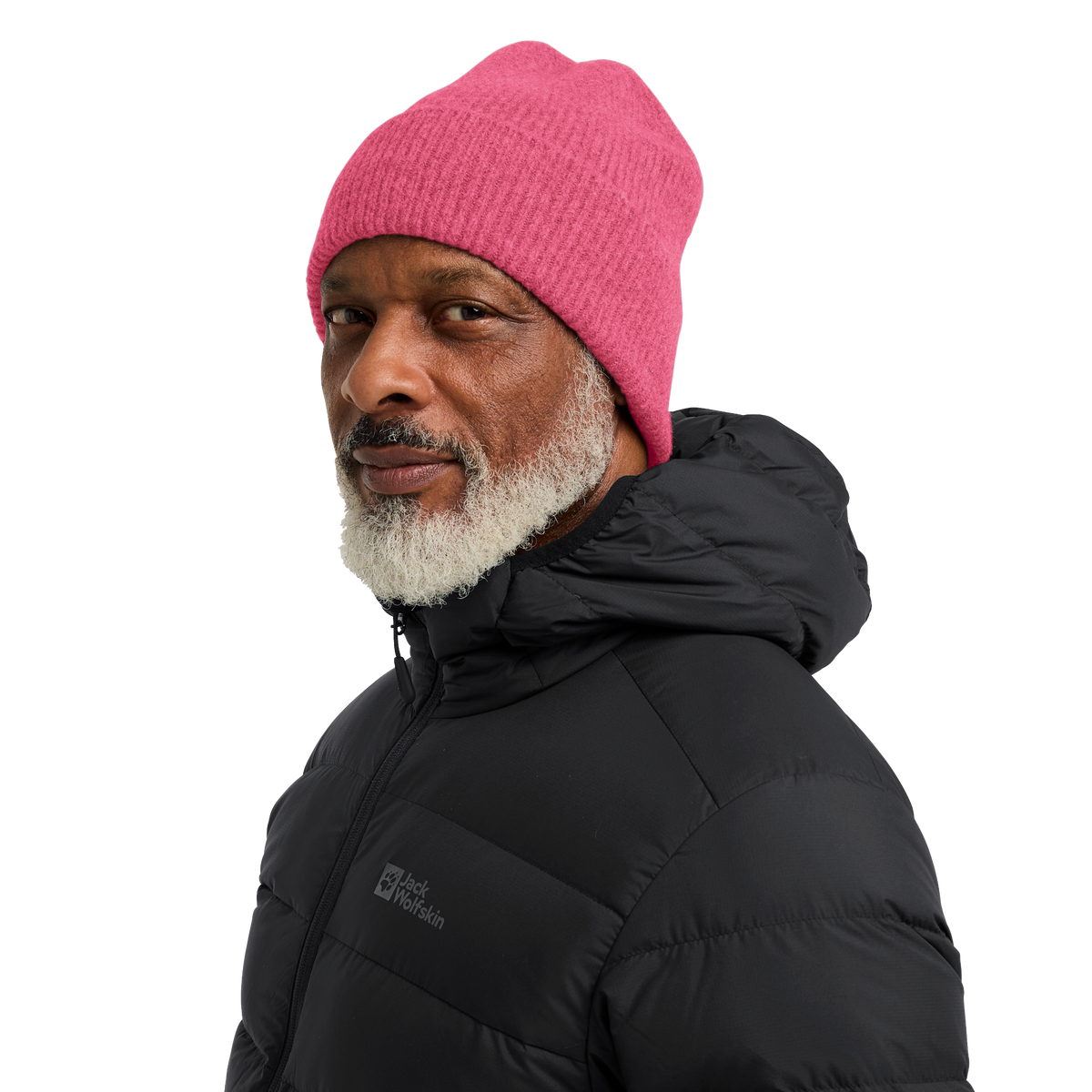 Jack Wolfskin FUZZY BEANIE Unisex Strickmütze Bubblegum 4-ma125