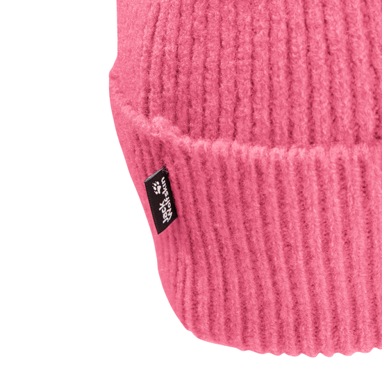 Jack Wolfskin FUZZY BEANIE Unisex Strickmütze Bubblegum 9-a330