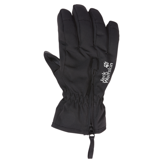 Jack Wolfskin EASY ZIP GLOVE K Kinder Winterhandschuhe Black 1-a340