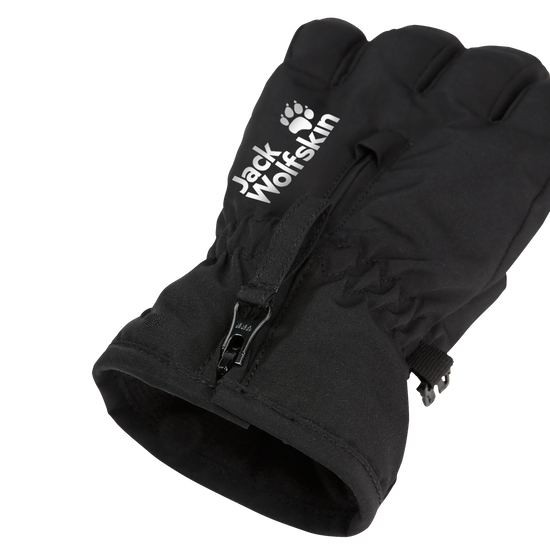 Jack Wolfskin EASY ZIP GLOVE K Kinder Winterhandschuhe Black 9-a350