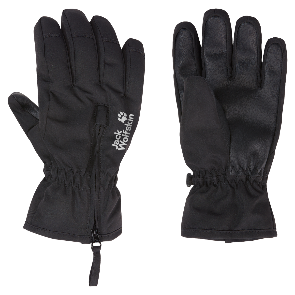 Jack Wolfskin EASY ZIP GLOVE K Kinder Winterhandschuhe Black 9-a360