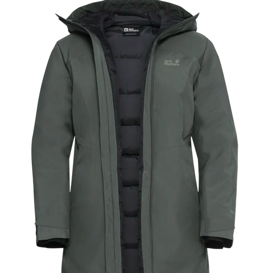 Jack Wolfskin W ICECAPE 2L DOWN INS JACKET W RDS slate green 2XL - PeakStyle