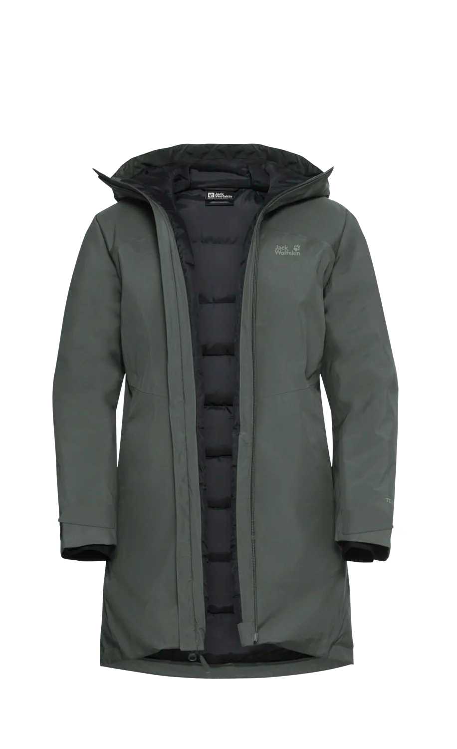 Jack Wolfskin W ICECAPE 2L DOWN INS JACKET W RDS slate green 2XL - PeakStyle
