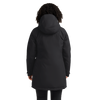 Jack Wolfskin ICECAPE 2L DOWN INS Damen-Daunenjacke Black – Studioansicht hinten