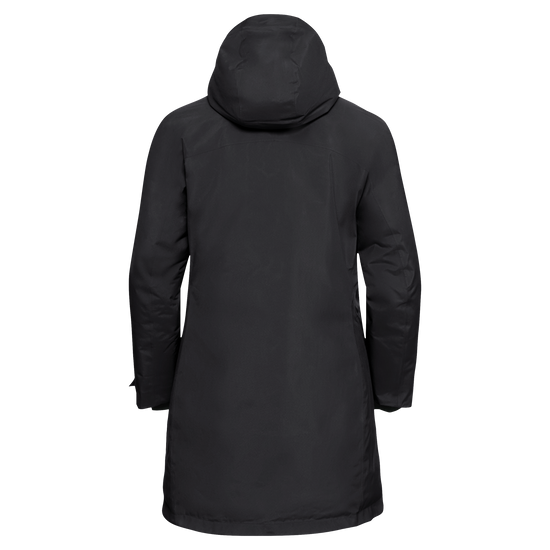 Jack Wolfskin ICECAPE 2L DOWN INS Damen-Daunenjacke Black – Packshot Seitenansicht
