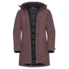 Jack Wolfskin ICECAPE 2L DOWN INS Damen-Daunenjacke Sheer Plum – Packshot Rückansicht